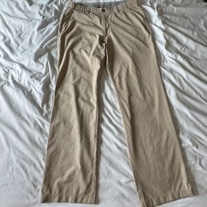 Under Armour Mens Pants 36x32 Match Play Beige Flex Golf Performance EUC
